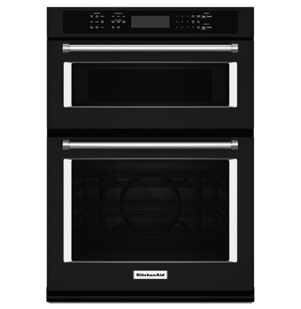 KOCE500EBS Horno Eléctrico Combo Kitchenaid 30" Acero Negro