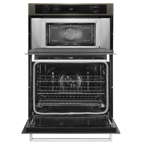 KOCE500EBS Horno Eléctrico Combo Kitchenaid 30" Acero Negro