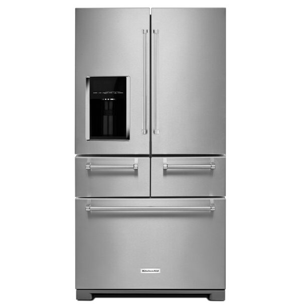 KRMF706ESS Refrigerador Multidoor Kitchenaid 25.8' Acero Inoxidable