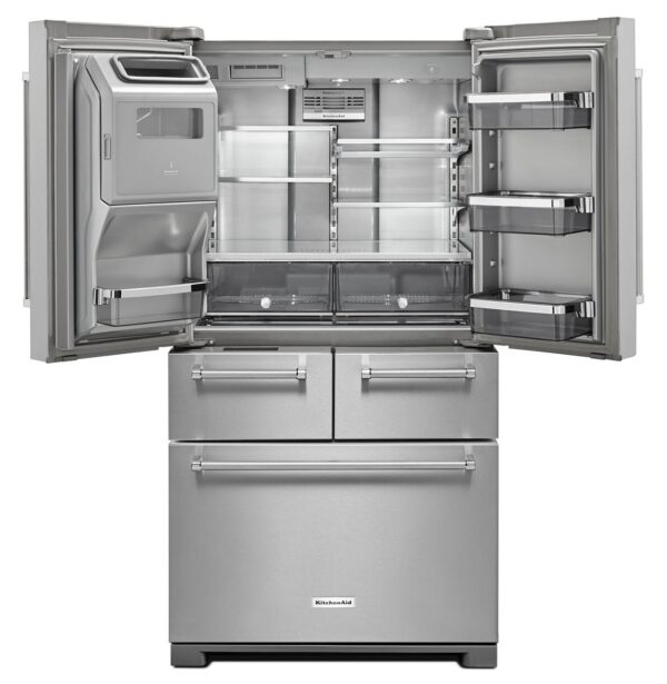 KRMF706ESS Refrigerador Multidoor Kitchenaid 25.8' Acero Inoxidable