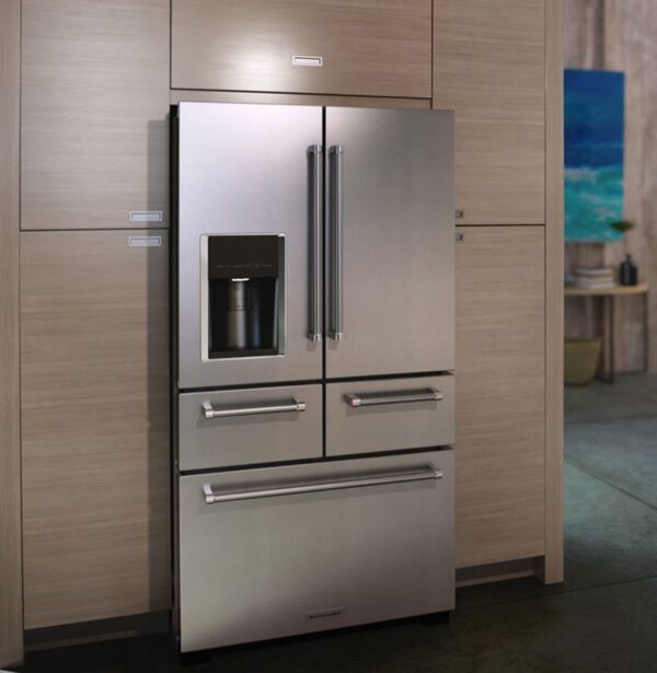 KRMF706ESS Refrigerador Multidoor Kitchenaid 25.8' Acero Inoxidable