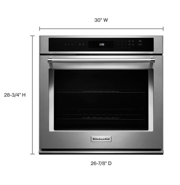 KOST100ESS Horno Eléctrico Kitchenaid 30" Acero Inoxidable