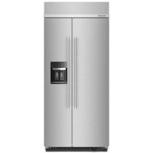 KBSD706MPS Refrigerador Empotrable Kitchenaid 36" Con Despachador Acero Inoxidable Print Shield