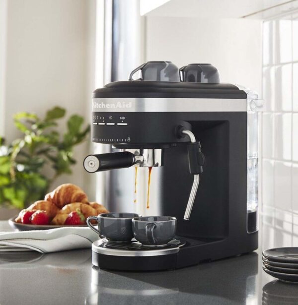 KES6403BM Cafetera Espresso Semiautomática Kitchenaid Black Mate