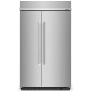 KBSN708MPS Refrigerador Empotrable Kitchenaid 48" Sin Despachador Acero Inoxidable Print Shield