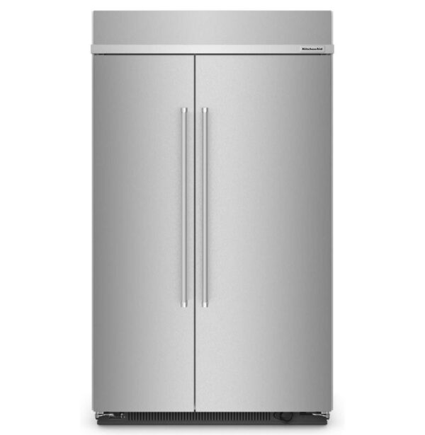 KBSN708MPS Refrigerador Empotrable Kitchenaid 48" Sin Despachador Acero Inoxidable Print Shield